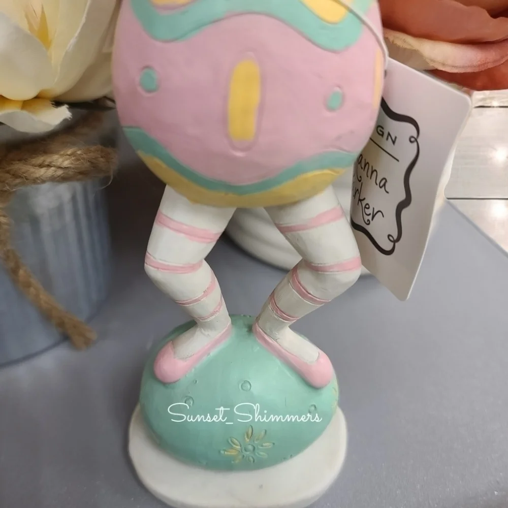 Retired Johanna Parker Easter Bunny w/ Butterfly Retro Vintage Style New